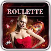 Roda roulette Eropa dengan cahaya ungu