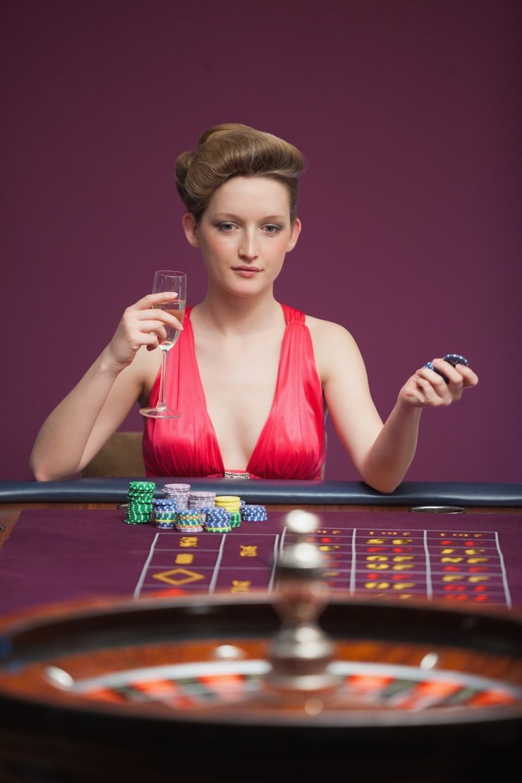 Meja roulette neon untuk pengguna dewasa